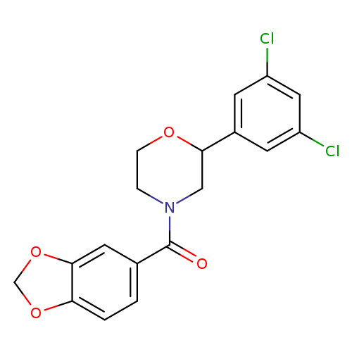 4-(2H-1,3-benzodioxole-5-carbonyl)-2-(3,5-dichlorophenyl)morpholine
