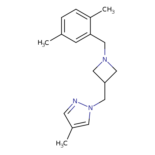 1-({1-[(2,5-dimethylphenyl)methyl]azetidin-3-yl}methyl)-4-methyl-1H-pyrazole