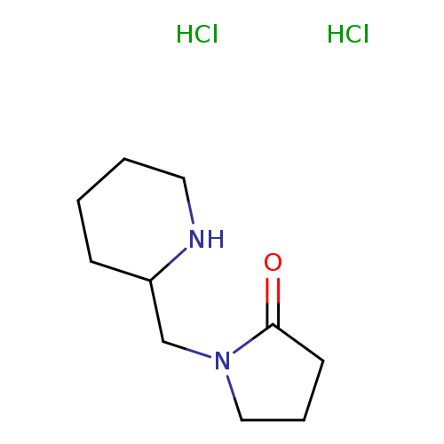 1-[(piperidin-2-yl)methyl]pyrrolidin-2-one dihydrochloride
