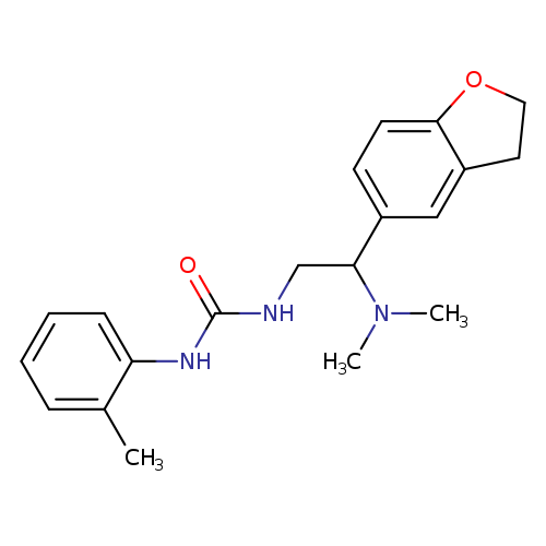 3-[2-(2,3-dihydro-1-benzofuran-5-yl)-2-(dimethylamino)ethyl]-1-(2-methylphenyl)urea