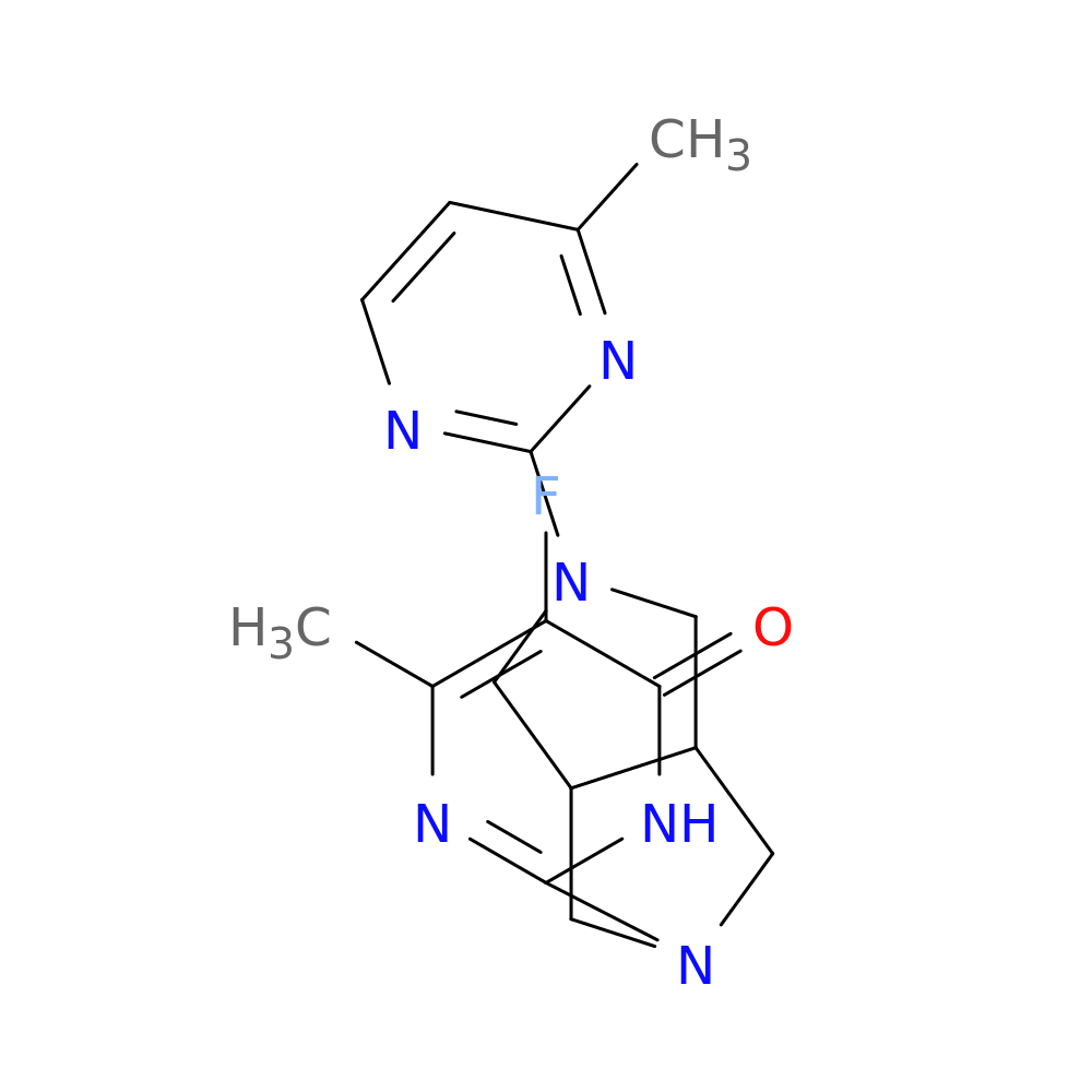 5-fluoro-6-methyl-2-[5-(4-methylpyrimidin-2-yl)-octahydropyrrolo[3,4-c]pyrrol-2-yl]-3,4-dihydropyrimidin-4-one