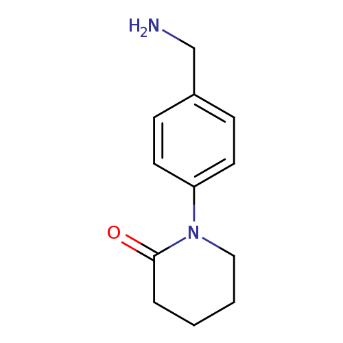 1-[4-(aminomethyl)phenyl]piperidin-2-one