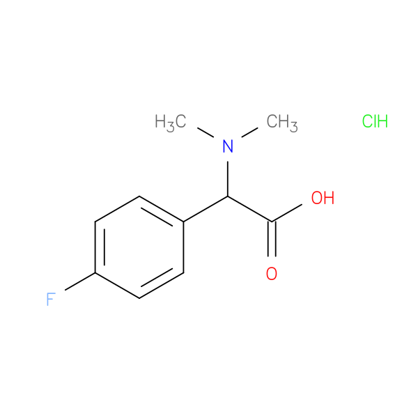 (dimethylamino)(4-fluorophenyl)acetic acid hydrochloride