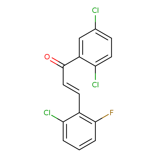 (2E)-3-(2-chloro-6-fluorophenyl)-1-(2,5-dichlorophenyl)prop-2-en-1-one