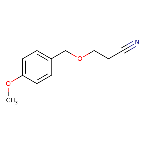 3-[(4-Methoxyphenyl)methoxy]propanenitrile
