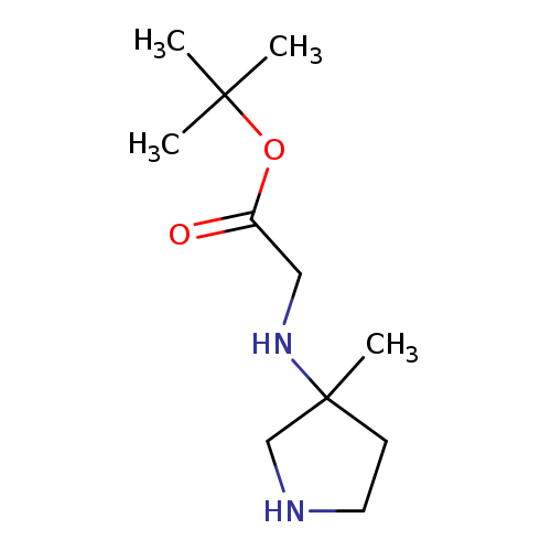 tert-butyl 2-[(3-methylpyrrolidin-3-yl)amino]acetate
