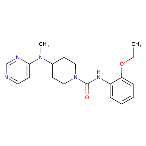 N-(2-ethoxyphenyl)-4-[methyl(pyrimidin-4-yl)amino]piperidine-1-carboxamide