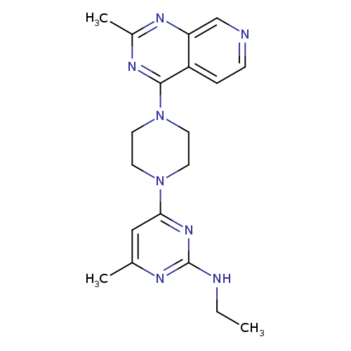 N-ethyl-4-methyl-6-(4-{2-methylpyrido[3,4-d]pyrimidin-4-yl}piperazin-1-yl)pyrimidin-2-amine