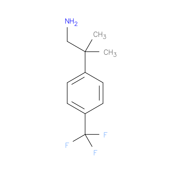 2-Methyl-2-[4-(trifluoromethyl)phenyl]propan-1-amine
