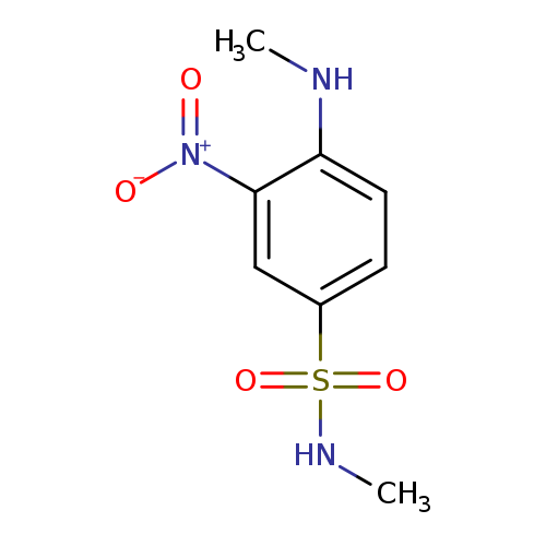 N-Methyl-4-(methylamino)-3-nitrobenzenesulfonamide