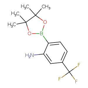 2-(4,4,5,5-Tetramethyl-1,3,2-dioxaborolan-2-yl)-5-(trifluoromethyl)aniline