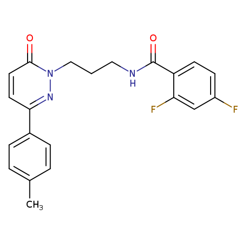 2,4-difluoro-N-{3-[3-(4-methylphenyl)-6-oxo-1,6-dihydropyridazin-1-yl]propyl}benzamide