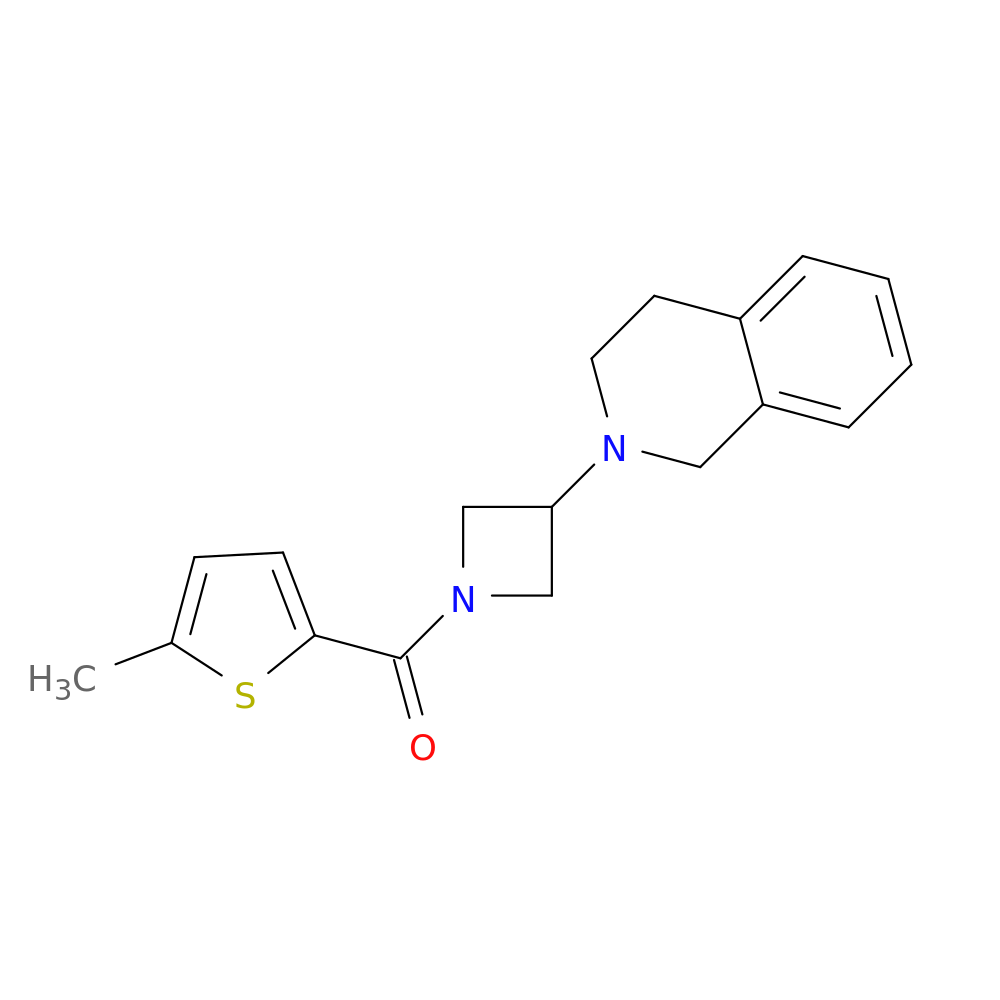 2-[1-(5-methylthiophene-2-carbonyl)azetidin-3-yl]-1,2,3,4-tetrahydroisoquinoline