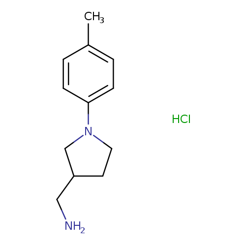 ([1-(4-Methylphenyl)pyrrolidin-3-yl]methyl)amine dihydrochloride