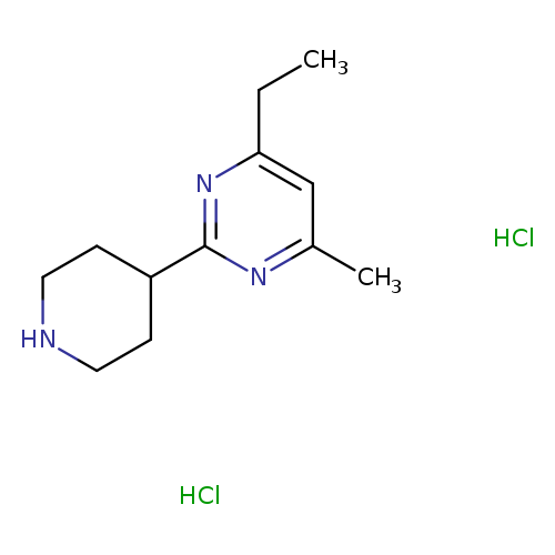 4-ethyl-6-methyl-2-(piperidin-4-yl)pyrimidinedihydrochloride