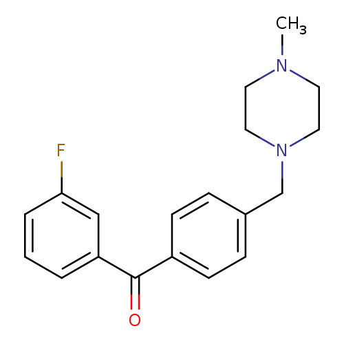 3-FLUORO-4'-(4-METHYLPIPERAZINOMETHYL) BENZOPHENONE