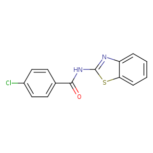 N-(1,3-benzothiazol-2-yl)-4-chlorobenzamide