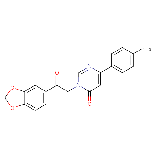 3-[2-(2H-1,3-benzodioxol-5-yl)-2-oxoethyl]-6-(4-methylphenyl)-3,4-dihydropyrimidin-4-one