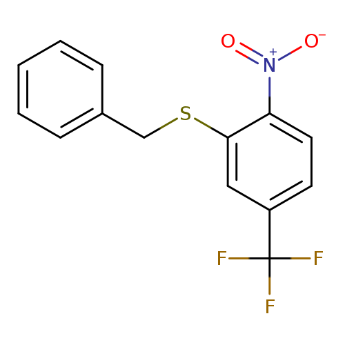 2-(benzylsulfanyl)-1-nitro-4-(trifluoromethyl)benzene