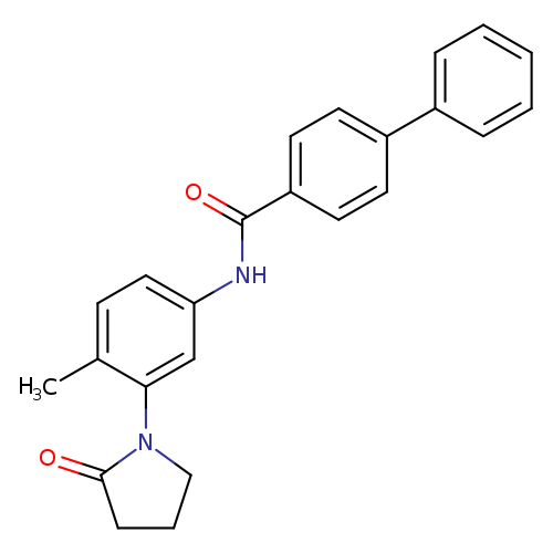 N-[4-methyl-3-(2-oxopyrrolidin-1-yl)phenyl]-[1,1'-biphenyl]-4-carboxamide