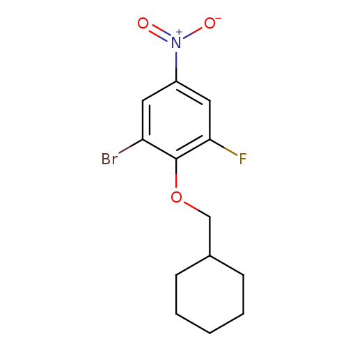 1-Bromo-2-cyclohexylmethoxy-3-fluoro-5-nitro-benzene