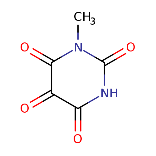 2,4,5,6(1H,3H)-Pyrimidinetetrone, 1-methyl-