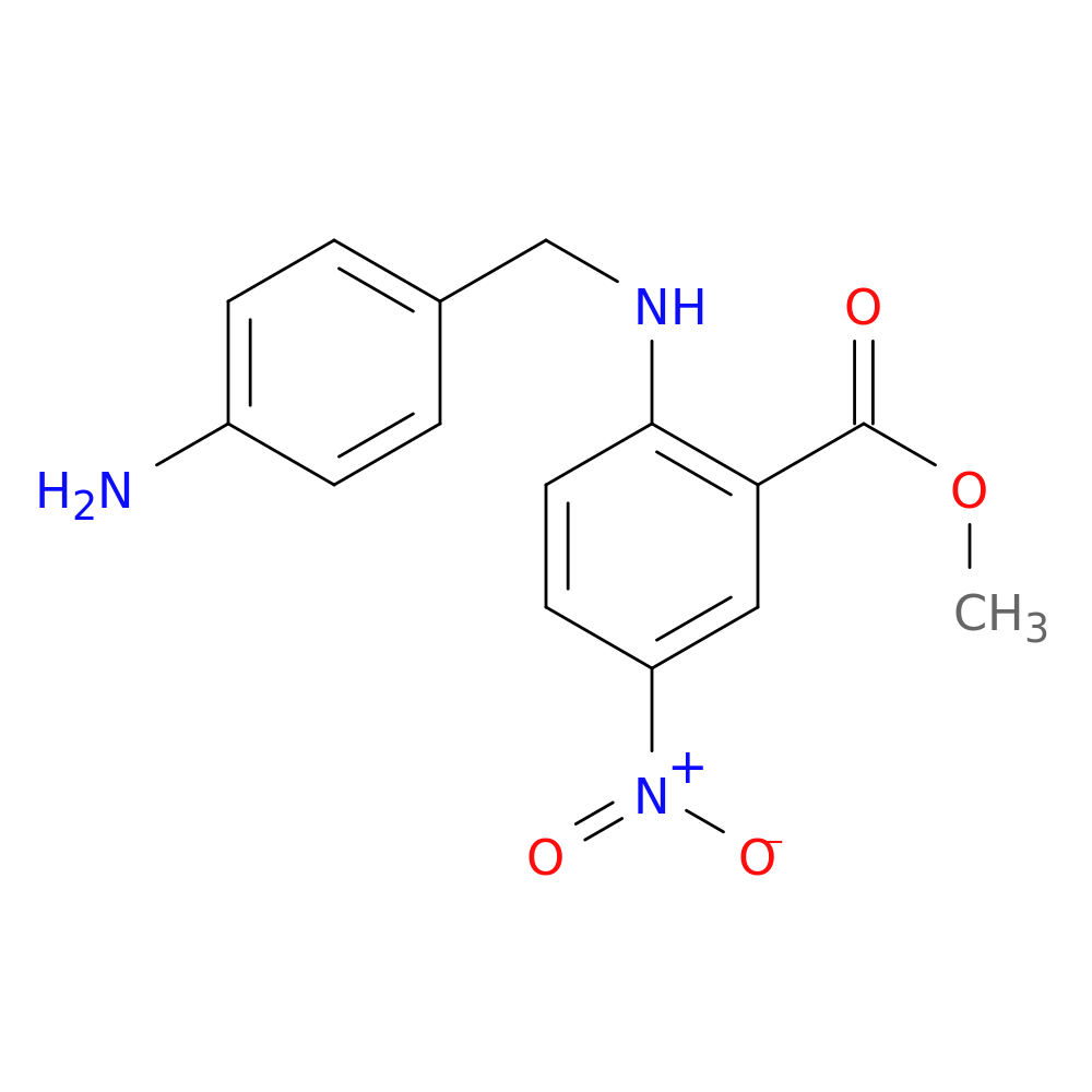 Methyl 2-((4-aminobenzyl)amino)-5-nitrobenzoate