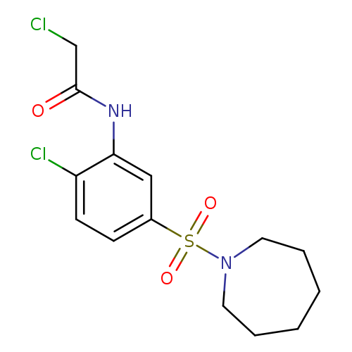 N-[5-(azepane-1-sulfonyl)-2-chlorophenyl]-2-chloroacetamide