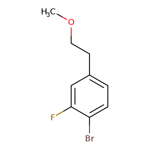 1-Bromo-2-fluoro-4-(2-methoxyethyl)benzene