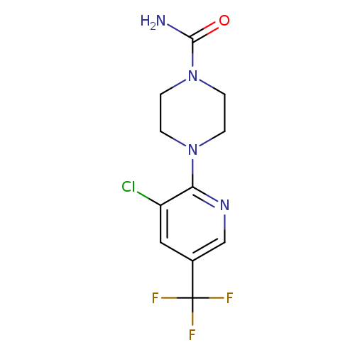 4-[3-chloro-5-(trifluoromethyl)pyridin-2-yl]piperazine-1-carboxamide