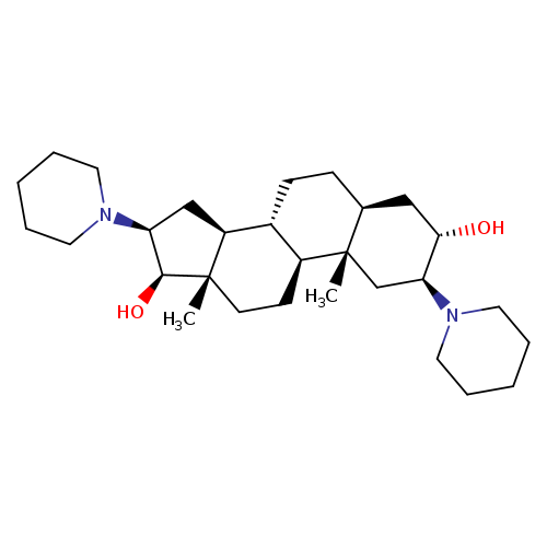 2,16-Dipiperidin-1-ylandrosta-3,17-diol