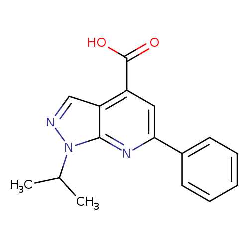 1-Isopropyl-6-phenyl-1H-pyrazolo[3,4-b]pyridine-4-carboxylic acid