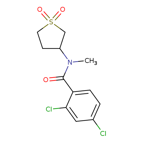 2,4-dichloro-N-(1,1-dioxo-1lambda6-thiolan-3-yl)-N-methylbenzamide
