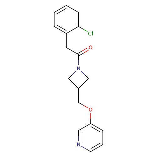 2-(2-chlorophenyl)-1-{3-[(pyridin-3-yloxy)methyl]azetidin-1-yl}ethan-1-one
