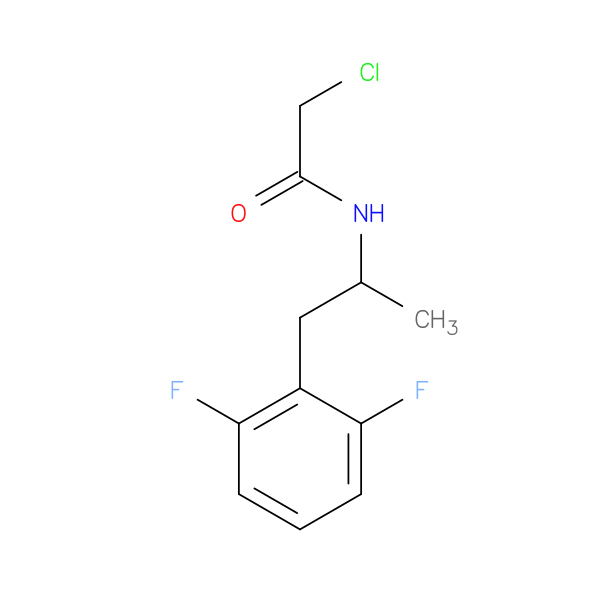 2-chloro-N-[1-(2,6-difluorophenyl)propan-2-yl]acetamide