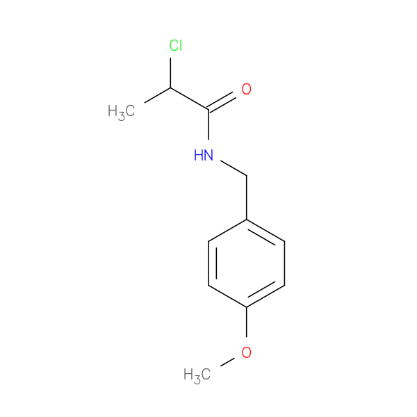 2-chloro-N-[(4-methoxyphenyl)methyl]propanamide