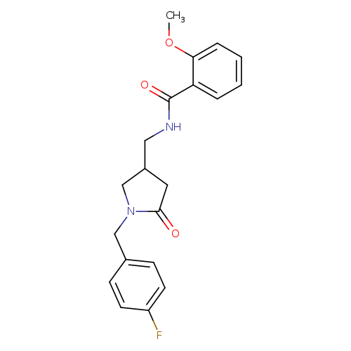 N-({1-[(4-fluorophenyl)methyl]-5-oxopyrrolidin-3-yl}methyl)-2-methoxybenzamide