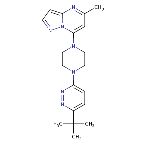 3-tert-butyl-6-(4-{5-methylpyrazolo[1,5-a]pyrimidin-7-yl}piperazin-1-yl)pyridazine