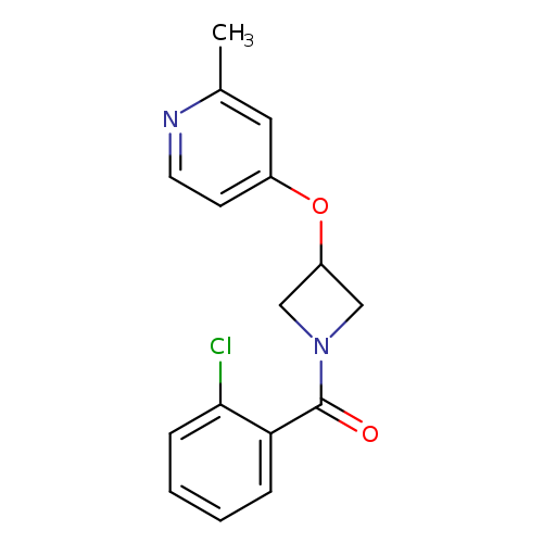 4-{[1-(2-chlorobenzoyl)azetidin-3-yl]oxy}-2-methylpyridine