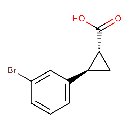 rel-(1R,2R)-2-(3-Bromophenyl)cyclopropanecarboxylic acid