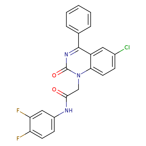 2-(6-chloro-2-oxo-4-phenyl-1,2-dihydroquinazolin-1-yl)-N-(3,4-difluorophenyl)acetamide