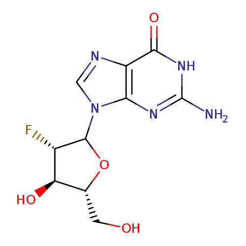 9-(2-Deoxy-2-fluoroarabinofuranosyl)guanine