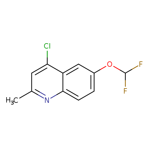4-chloro-6-(difluoromethoxy)-2-methylquinoline