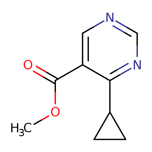 METHYL 4-CYCLOPROPYLPYRIMIDINE-5-CARBOXYLATE