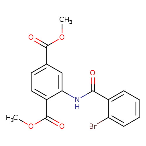 dimethyl 2-[(2-bromobenzoyl)amino]terephthalate