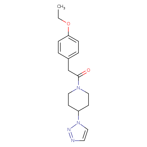 2-(4-ethoxyphenyl)-1-[4-(1H-1,2,3-triazol-1-yl)piperidin-1-yl]ethan-1-one