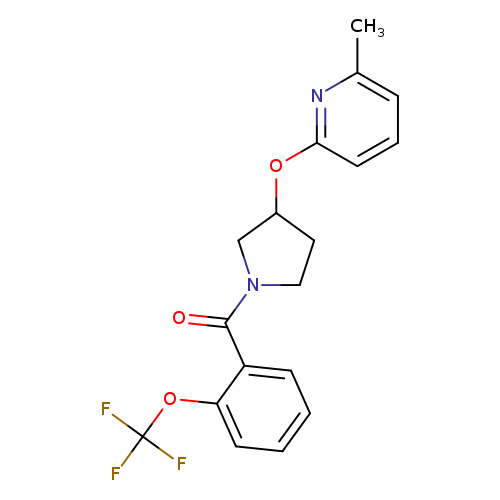 2-methyl-6-({1-[2-(trifluoromethoxy)benzoyl]pyrrolidin-3-yl}oxy)pyridine