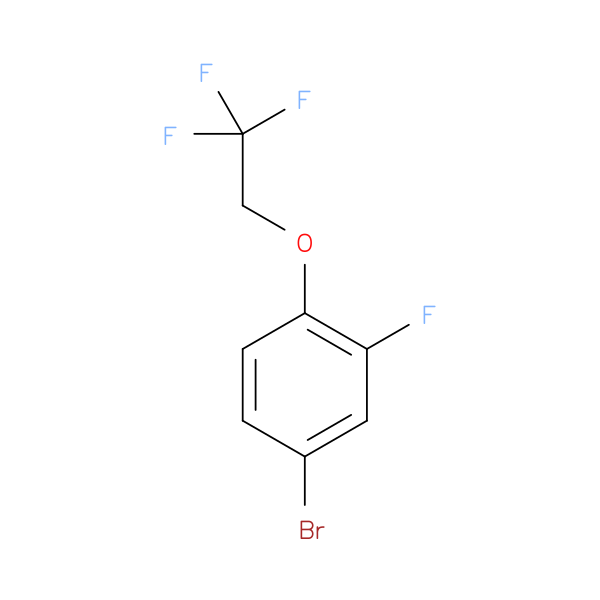 4-Bromo-2-fluoro-1-(2,2,2-trifluoroethoxy)benzene
