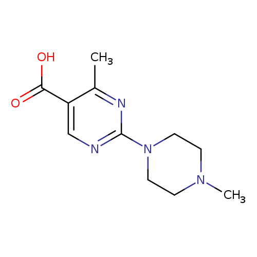 4-Methyl-2-(4-methylpiperazin-1-yl)pyrimidine-5-carboxylic acid