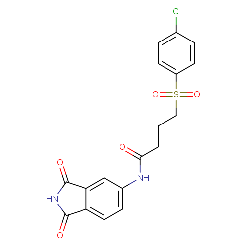 4-(4-chlorobenzenesulfonyl)-N-(1,3-dioxo-2,3-dihydro-1H-isoindol-5-yl)butanamide